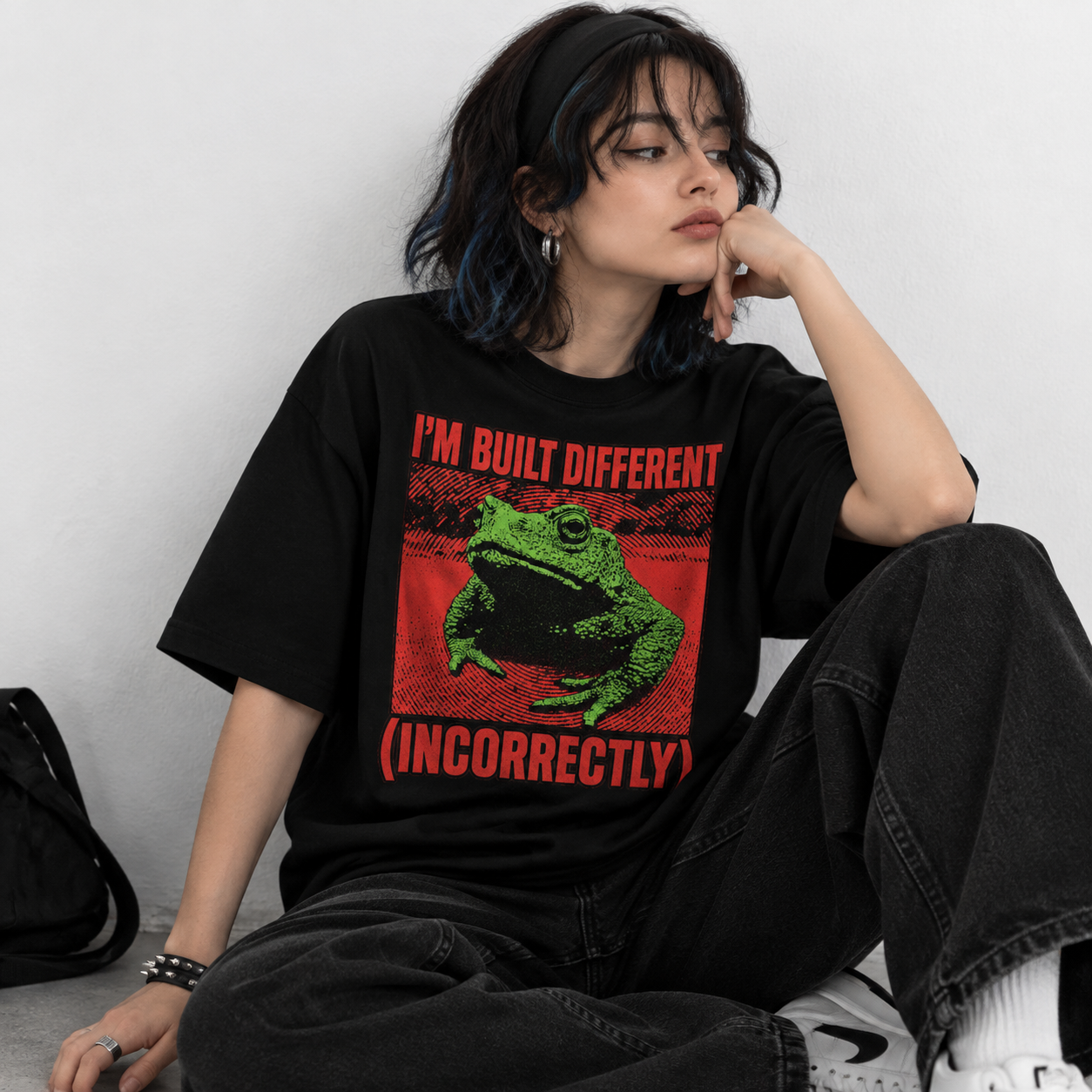 تیشرت Frog.exe باکسی نخ پنبه